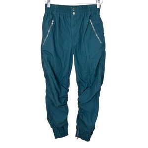 Isabel Marant Etoile Blue Cotton Nemes Elasticated Waist Jogger Pants Size US 2